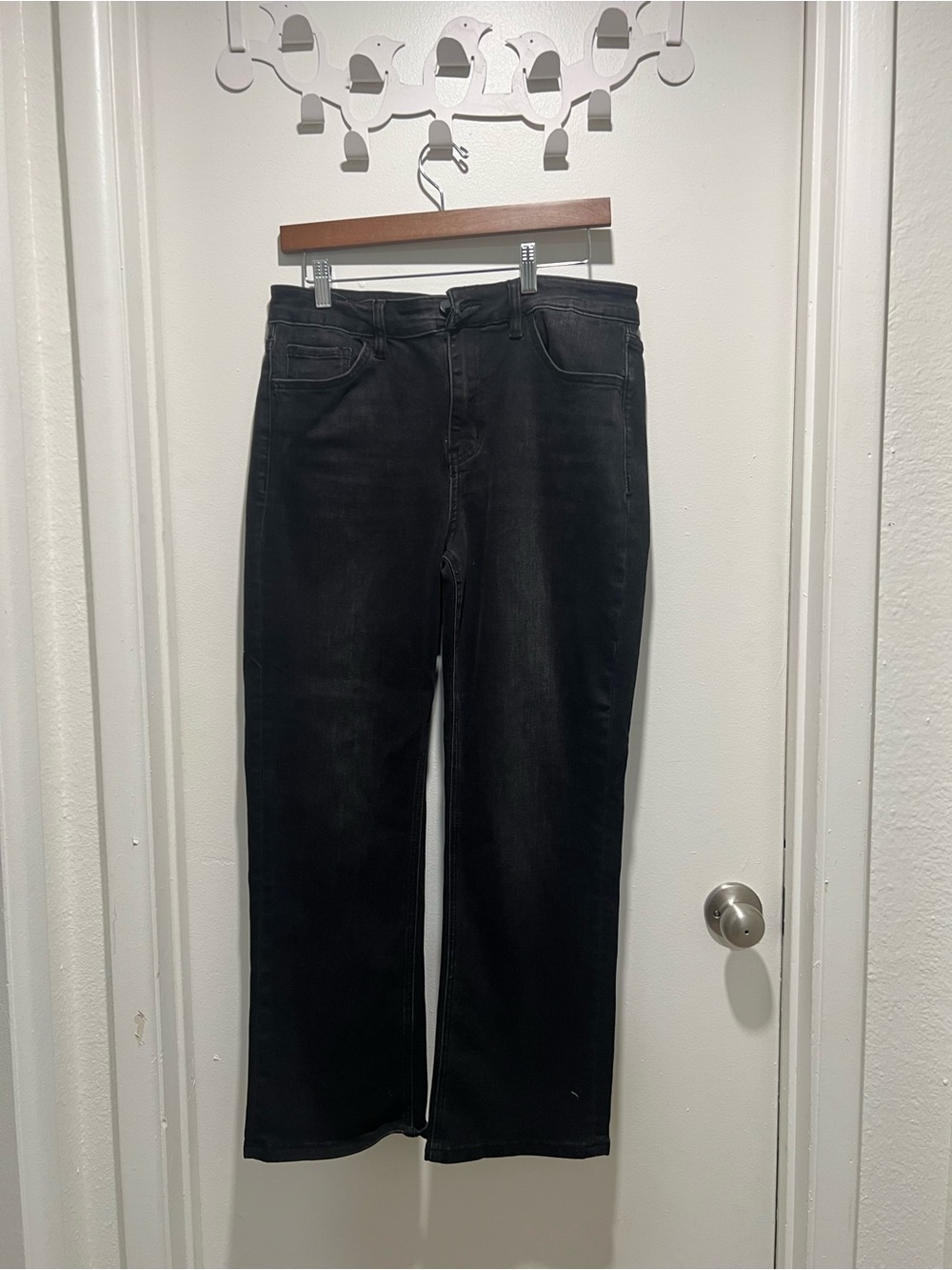 Flying Monkey Women's Black Straight Jeans